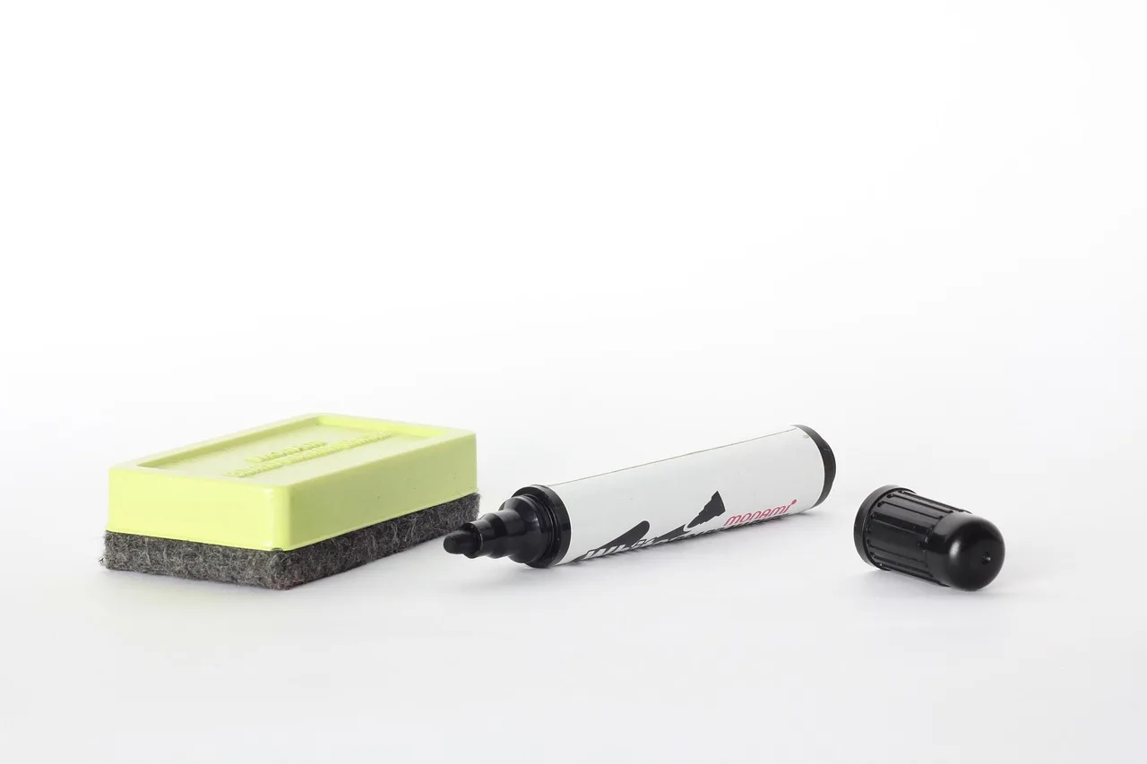 whiteboard accessories, an array of, marker, sponge, marker, marker, marker, marker, marker